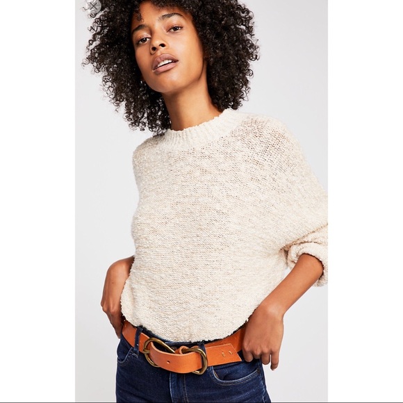 HP FREE PEOPLE CHARI LEATHER INFINITY BELT🙀 - Picture 3 of 4